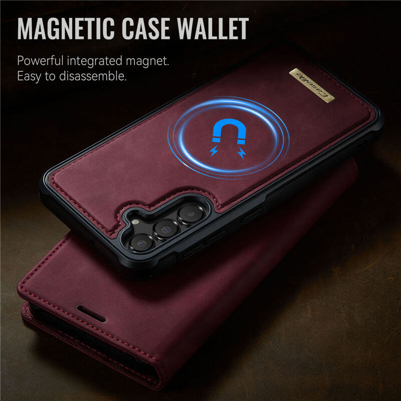 CaseMe Samsung Galaxy A35 2-in-1 Magnetic Wallet Case