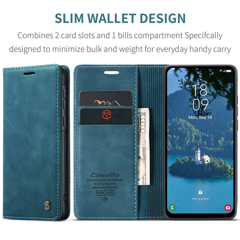 CaseMe Samsung Galaxy A36 5G Wallet Suede Leather Case