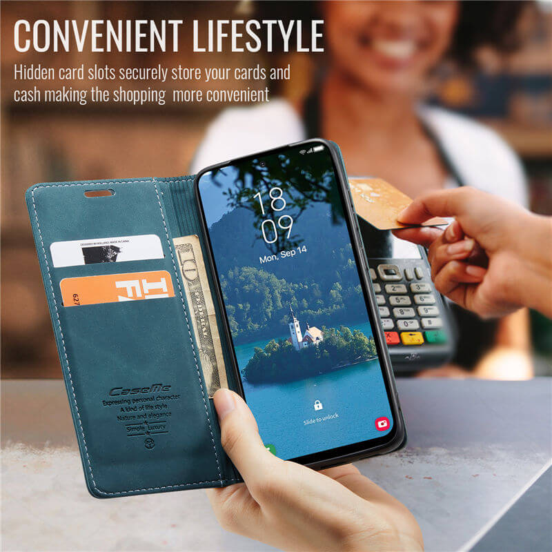 CaseMe Samsung Galaxy A36 5G Wallet Suede Leather Case