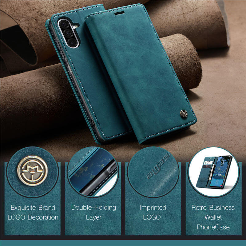 CaseMe Samsung Galaxy A36 5G Wallet Suede Leather Case