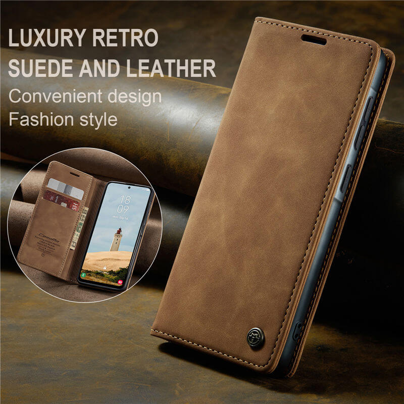 CaseMe Samsung Galaxy A36 5G Wallet Suede Leather Case