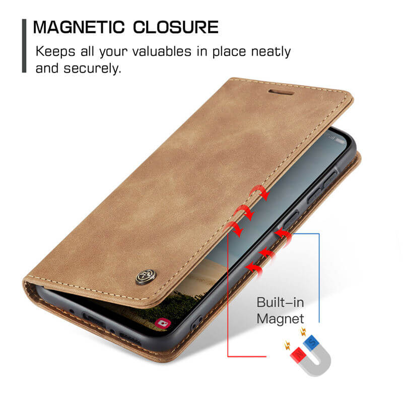 CaseMe Samsung Galaxy A36 5G Wallet Suede Leather Case