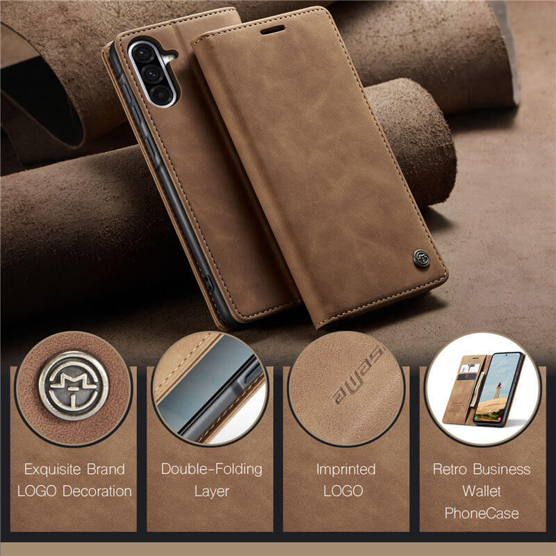 CaseMe Samsung Galaxy A36 5G Wallet Suede Leather Case