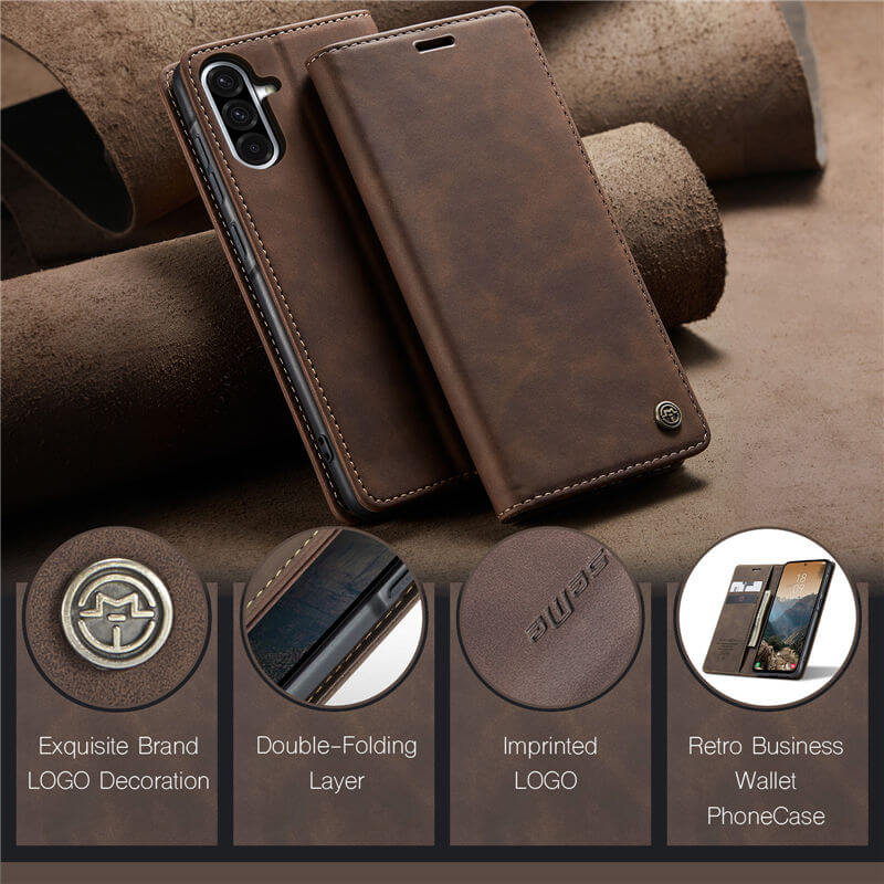 CaseMe Samsung Galaxy A36 5G Wallet Suede Leather Case