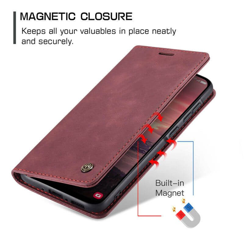 CaseMe Samsung Galaxy A56 5G Wallet Suede Leather Case