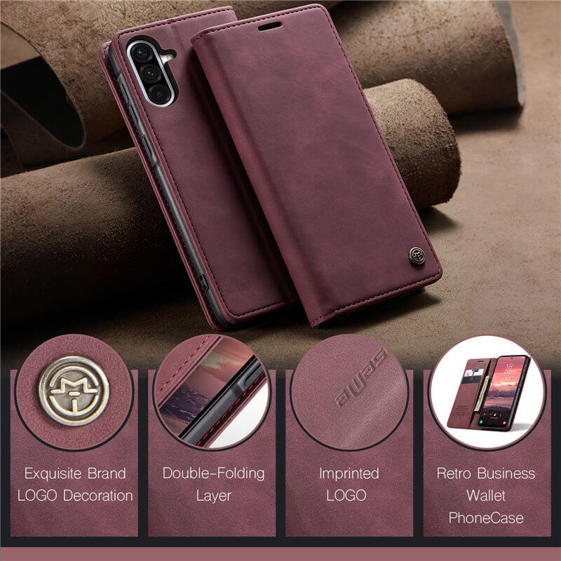 CaseMe Samsung Galaxy A36 5G Wallet Suede Leather Case