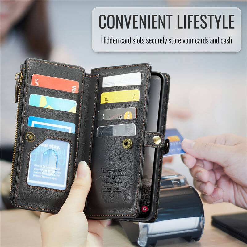 CaseMe Samsung Galaxy A56 5G Wallet RFID Blocking Crossbody Phone Case