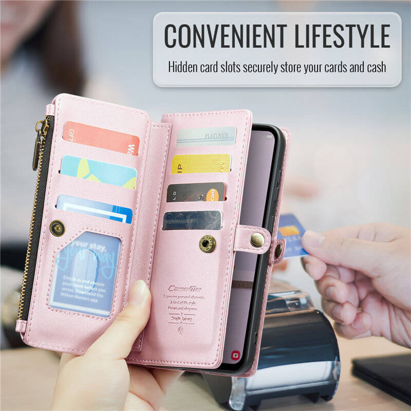 CaseMe Samsung Galaxy A56 5G Wallet RFID Blocking Crossbody Phone Case