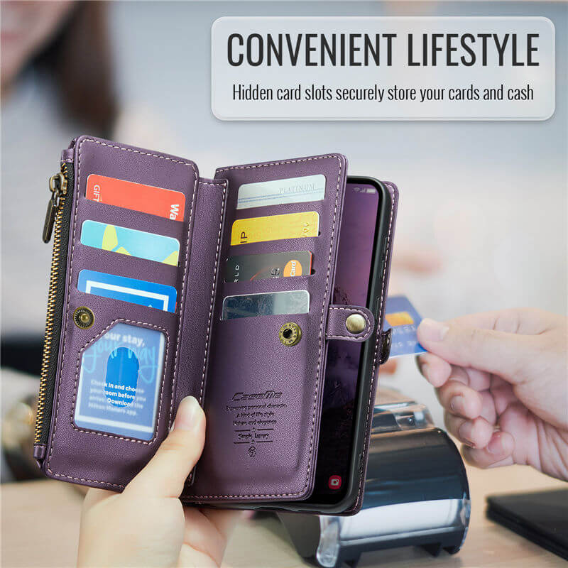 CaseMe Samsung Galaxy A36 5G Wallet RFID Blocking Crossbody Phone Case