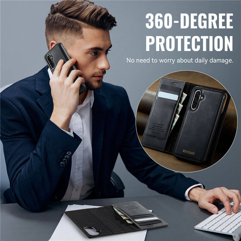 CaseMe Samsung Galaxy A36 5G 2-in-1 Magnetic Wallet Case