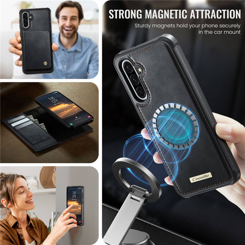CaseMe Samsung Galaxy A36 5G 2-in-1 Magnetic Wallet Case