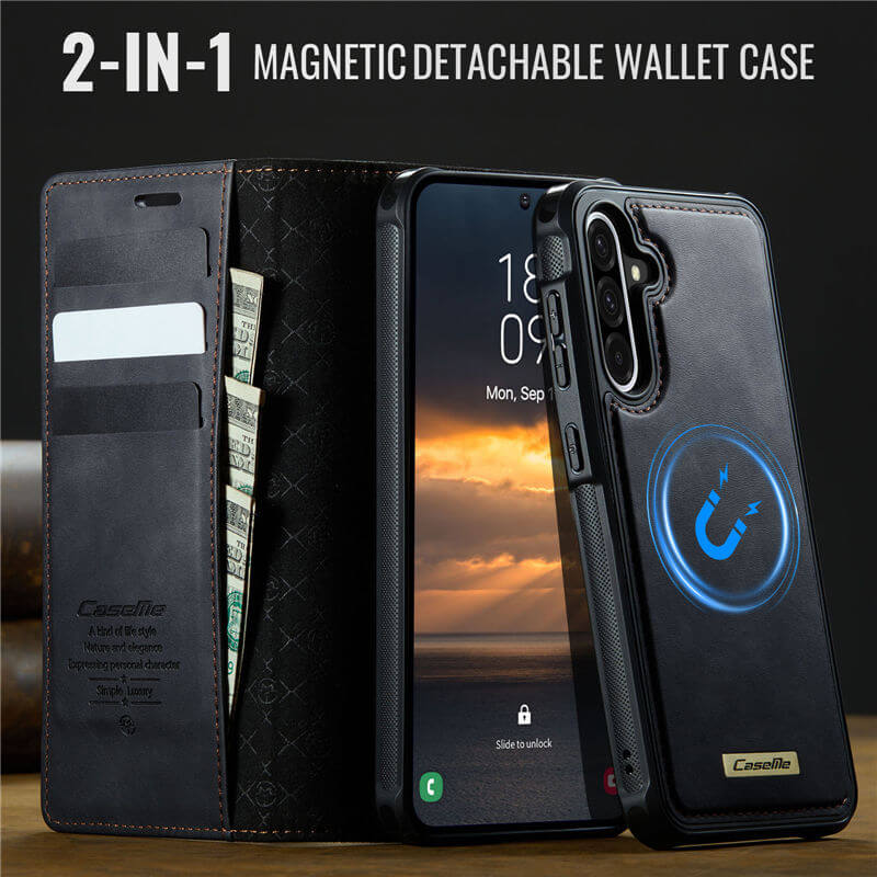 CaseMe Samsung Galaxy A36 5G 2-in-1 Magnetic Wallet Case