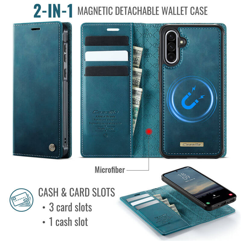 CaseMe Samsung Galaxy A36 5G 2-in-1 Magnetic Wallet Case