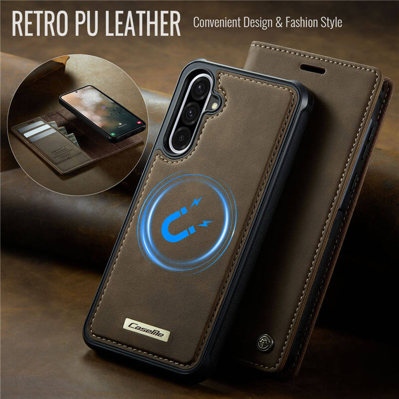 CaseMe Samsung Galaxy A36 5G 2-in-1 Magnetic Wallet Case