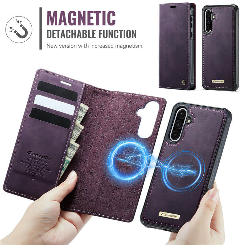 CaseMe Samsung Galaxy A36 5G 2-in-1 Magnetic Wallet Case