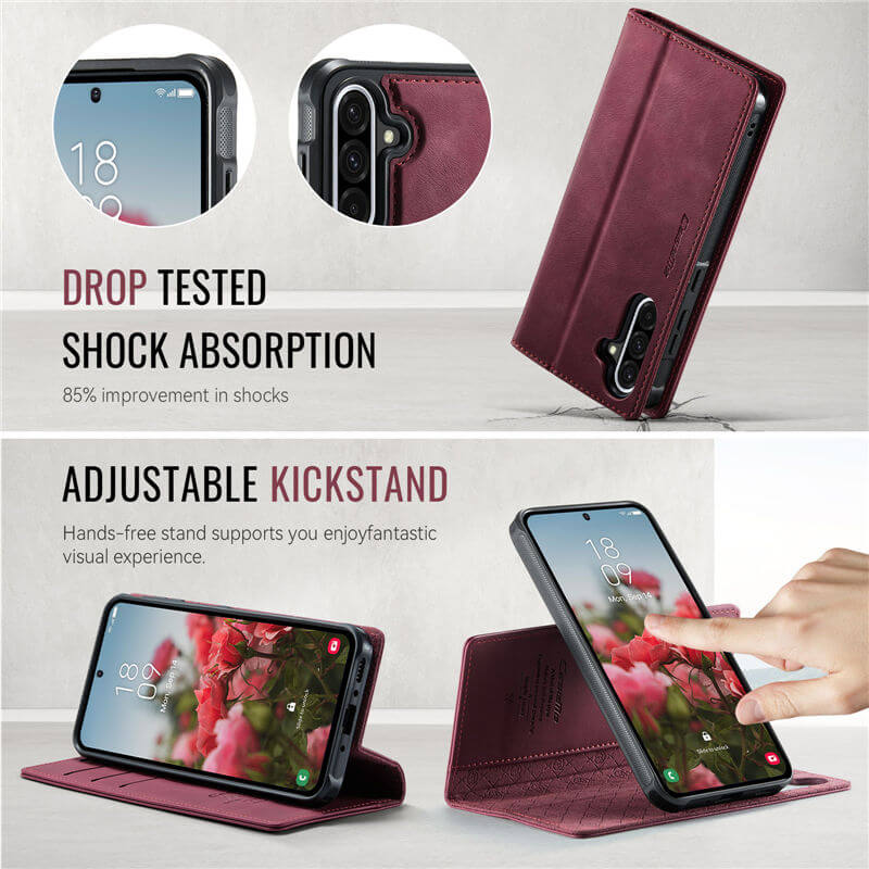 CaseMe Samsung Galaxy A36 5G 2-in-1 Magnetic Wallet Case