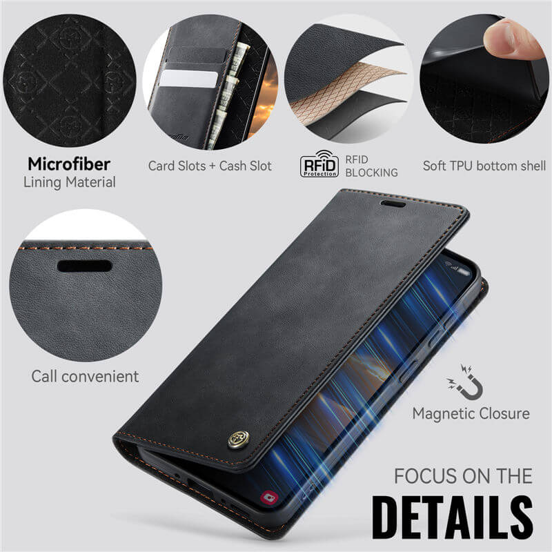 CaseMe Samsung Galaxy A37 Magnetic Wallet Case