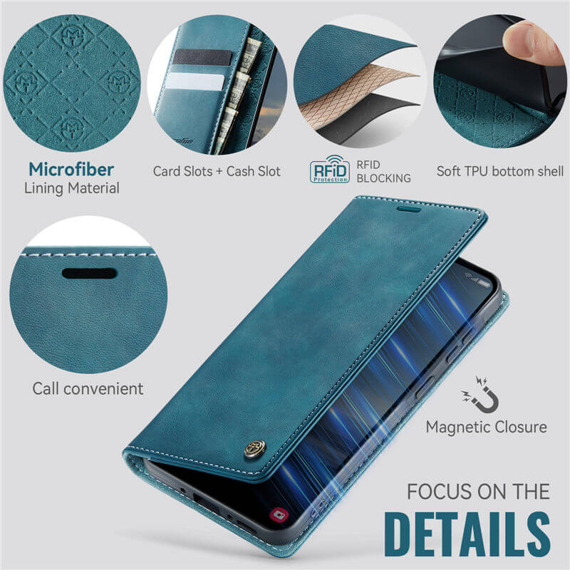 CaseMe Samsung Galaxy A37 Magnetic Wallet Case