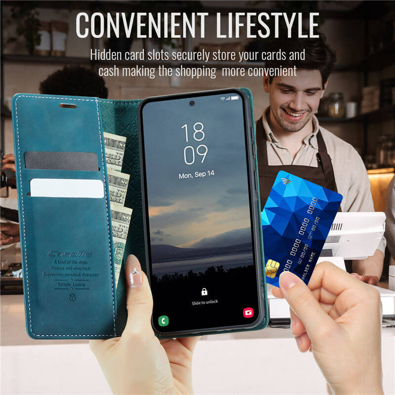 CaseMe Samsung Galaxy A37 Magnetic Wallet Case