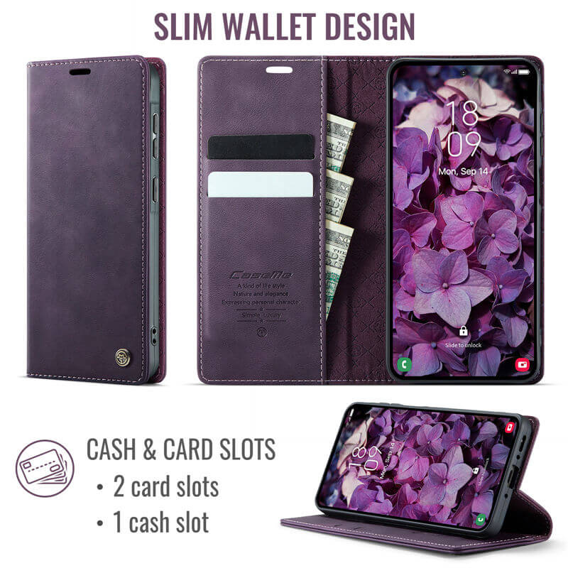 CaseMe Samsung Galaxy A37 Magnetic Wallet Case