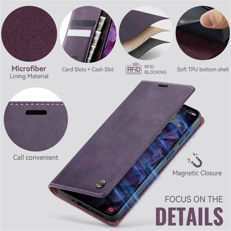 CaseMe Samsung Galaxy A37 Magnetic Wallet Case