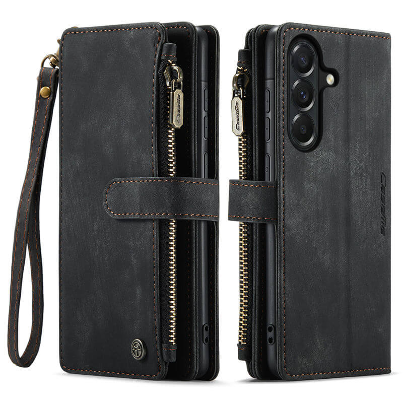 CaseMe Samsung Galaxy A37 Wallet Leather Case with Wrist Strap