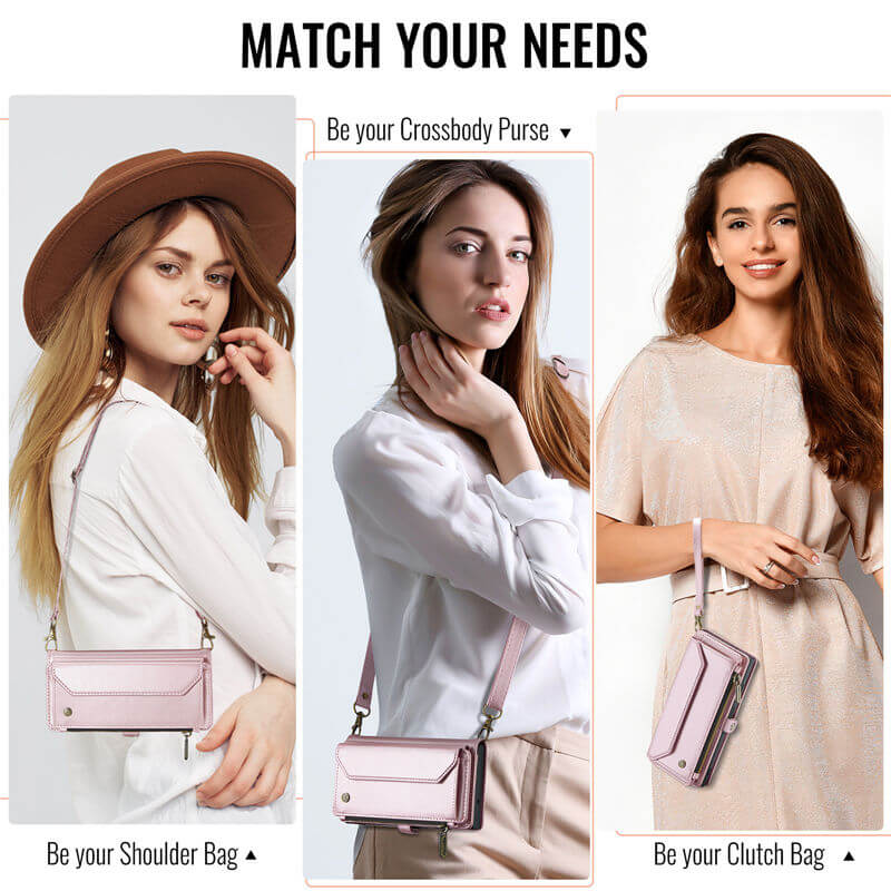 CaseMe Samsung Galaxy A37 Wallet RFID Blocking Crossbody Phone Case