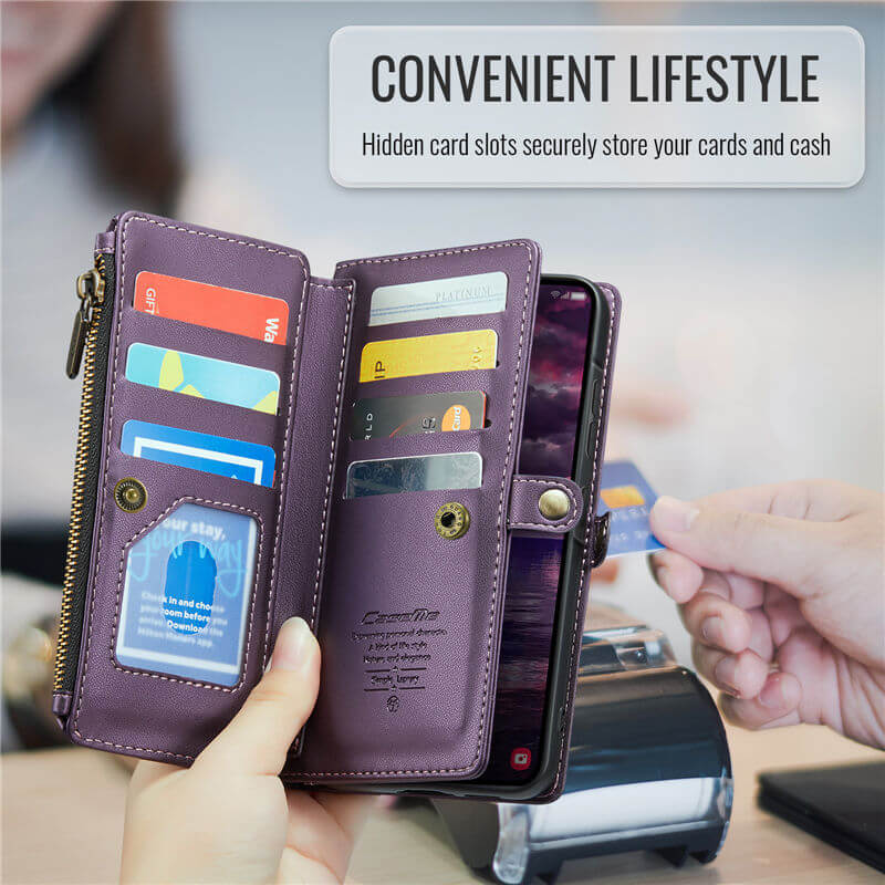 CaseMe Samsung Galaxy A37 Wallet RFID Blocking Crossbody Phone Case