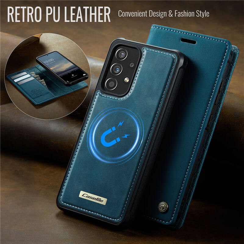 CaseMe Samsung Galaxy A52 2-in-1 Magnetic Wallet Case