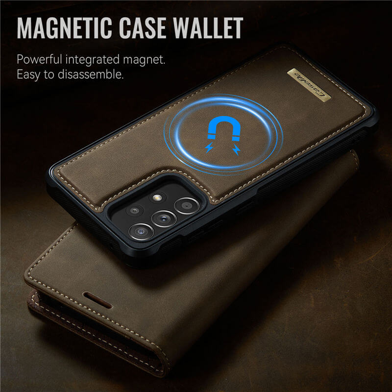 CaseMe Samsung Galaxy A52 2-in-1 Magnetic Wallet Case