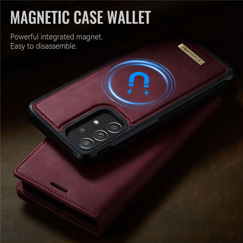 CaseMe Samsung Galaxy A52 2-in-1 Magnetic Wallet Case