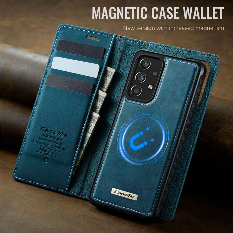 CaseMe Samsung Galaxy A53 5G 2-in-1 Magnetic Wallet Case