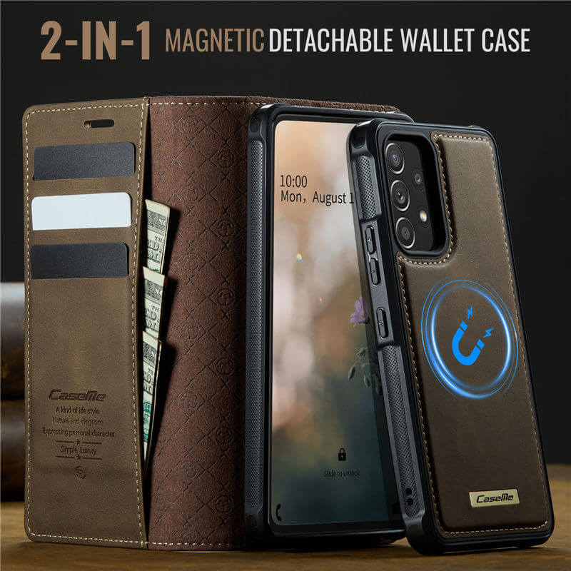 CaseMe Samsung Galaxy A53 5G 2-in-1 Magnetic Wallet Case