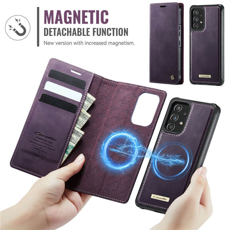 CaseMe Samsung Galaxy A53 5G 2-in-1 Magnetic Wallet Case