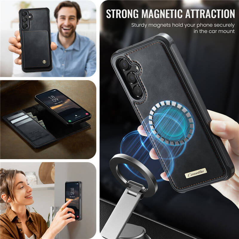 CaseMe Samsung Galaxy A54 5G 2-in-1 Magnetic Wallet Case