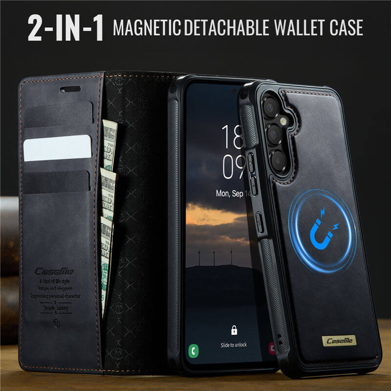CaseMe Samsung Galaxy A54 5G 2-in-1 Magnetic Wallet Case
