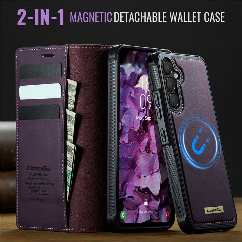 CaseMe Samsung Galaxy A54 5G 2-in-1 Magnetic Wallet Case