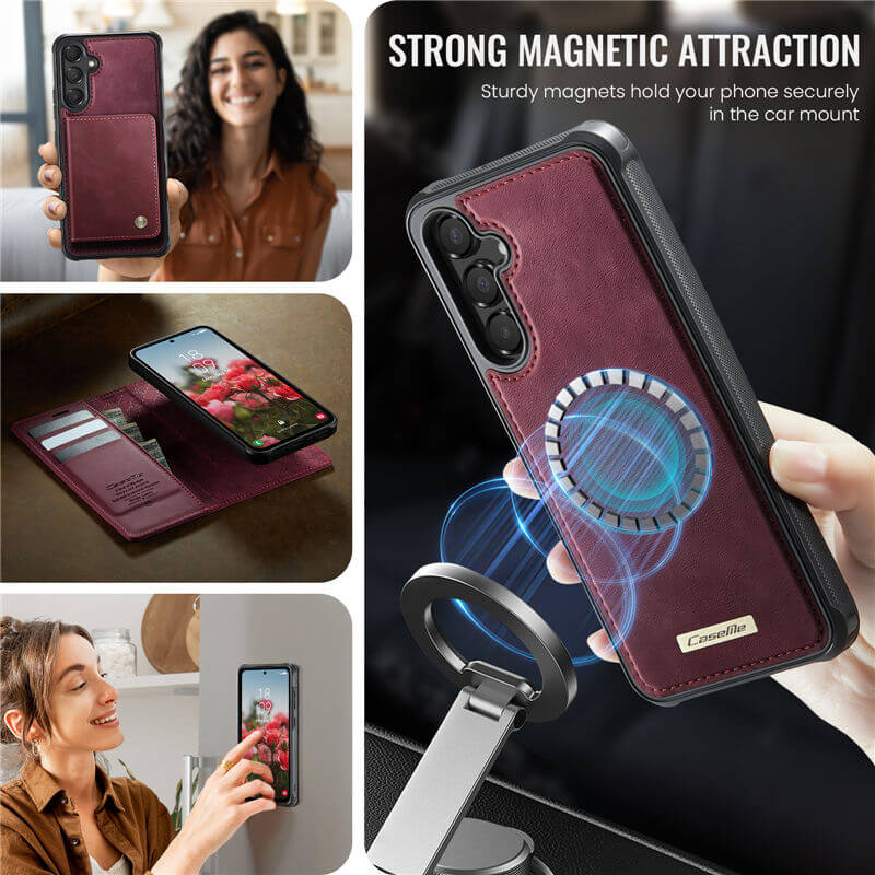 CaseMe Samsung Galaxy A54 5G 2-in-1 Magnetic Wallet Case
