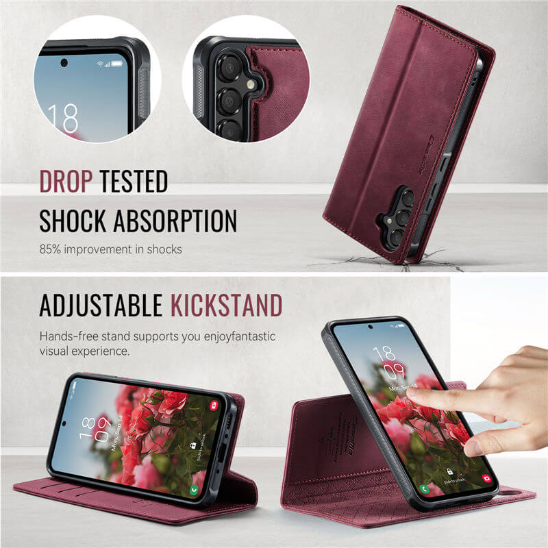 CaseMe Samsung Galaxy A54 5G 2-in-1 Magnetic Wallet Case