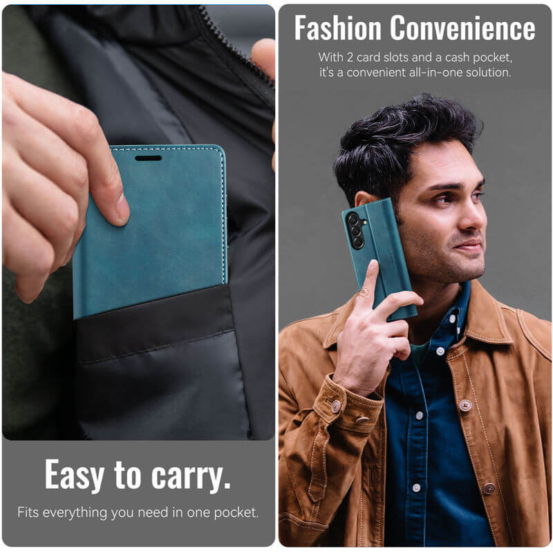 CaseMe Samsung Galaxy A57 Magnetic Wallet Case