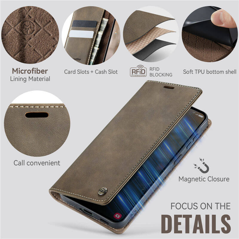 CaseMe Samsung Galaxy A57 Magnetic Wallet Case