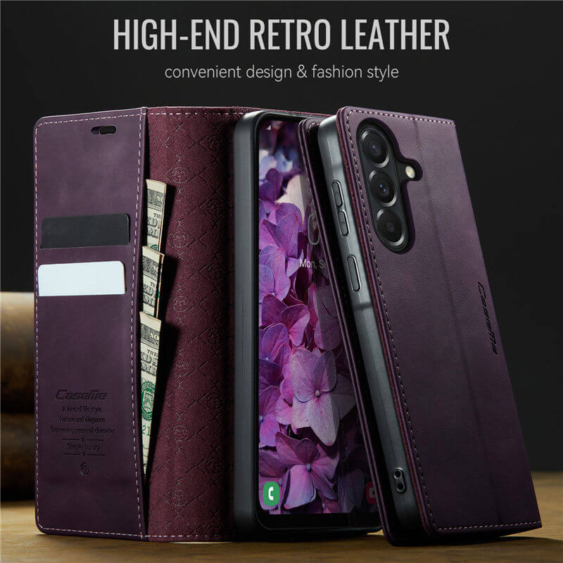 CaseMe Samsung Galaxy A57 Magnetic Wallet Case