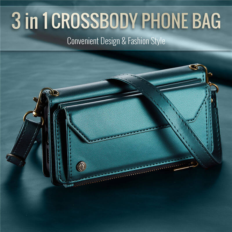 CaseMe Samsung Galaxy A57 Wallet RFID Blocking Crossbody Phone Case