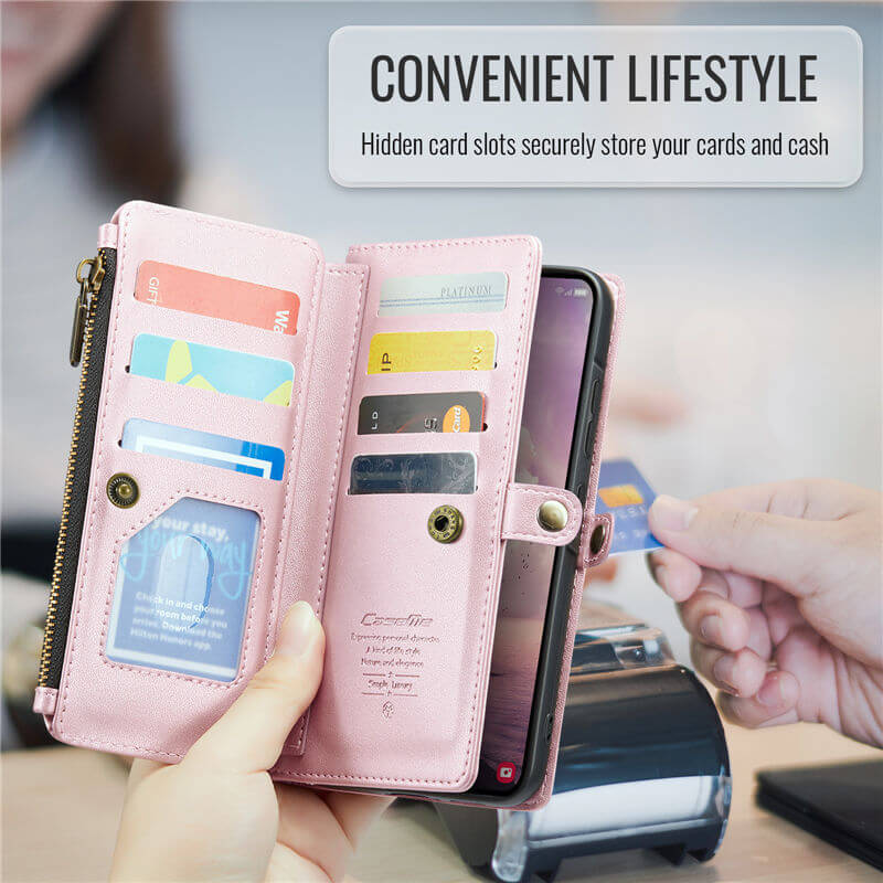 CaseMe Samsung Galaxy A57 Wallet RFID Blocking Crossbody Phone Case
