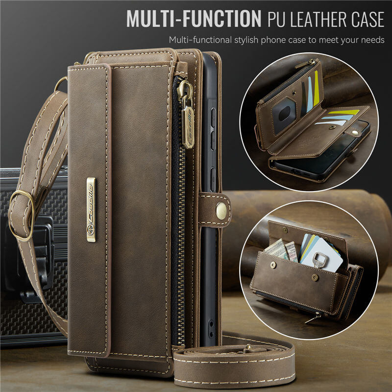 CaseMe Samsung Galaxy A57 Crossbody Wallet Case