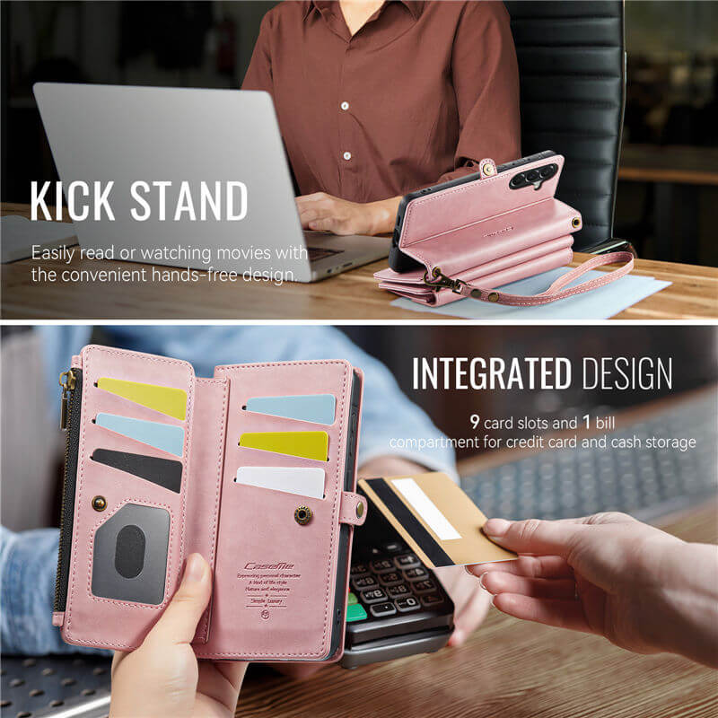 CaseMe Samsung Galaxy A57 Crossbody Wallet Case