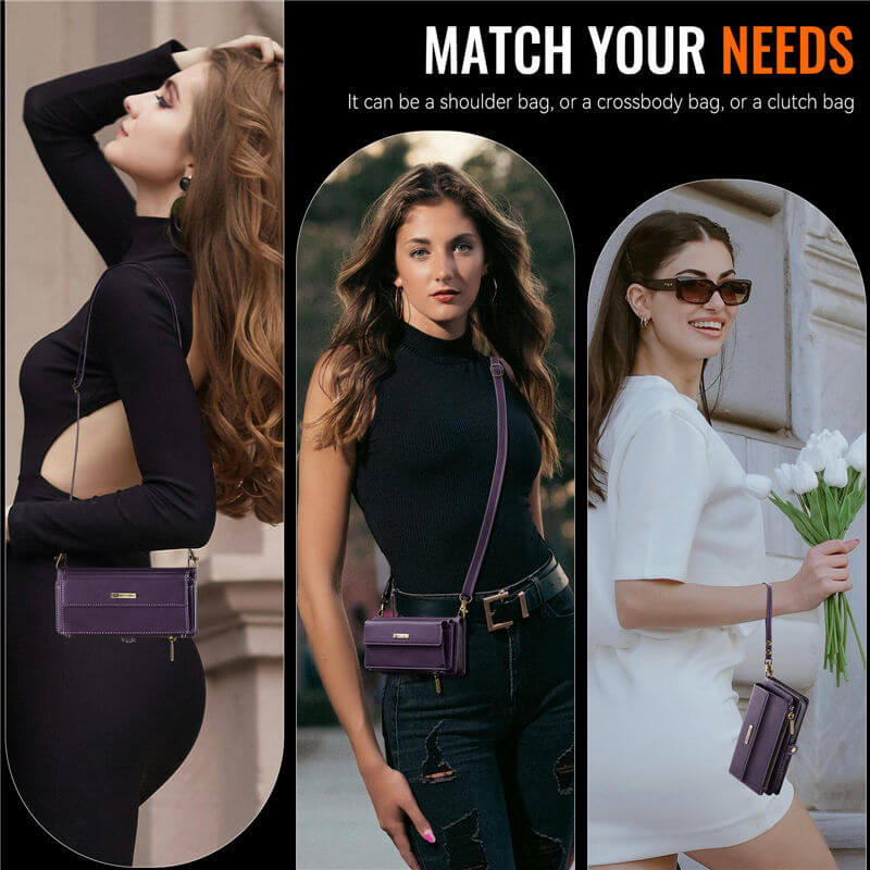 CaseMe Samsung Galaxy A57 Crossbody Wallet Case