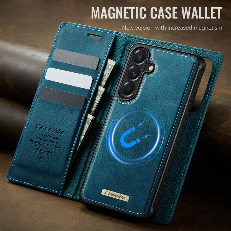 CaseMe Samsung Galaxy A57 2-in-1 Magnetic Wallet Case