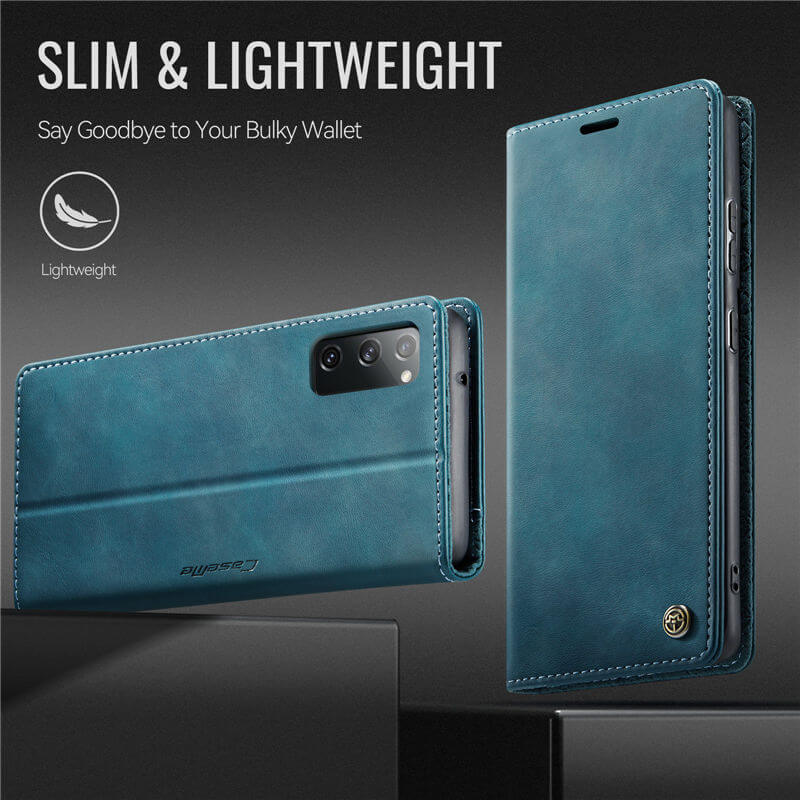 CaseMe Samsung Galaxy S20 FE Magnetic Wallet Case with RFID Blocking