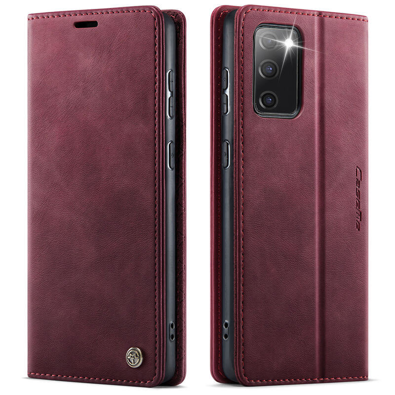 CaseMe Samsung Galaxy S20 FE Magnetic Wallet Case with RFID Blocking